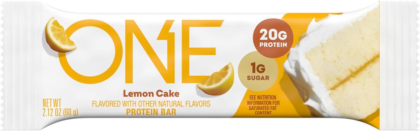 ONE Protein Bar, 20g Protein and 1g Sugar, 2.12 oz (12 Bars)