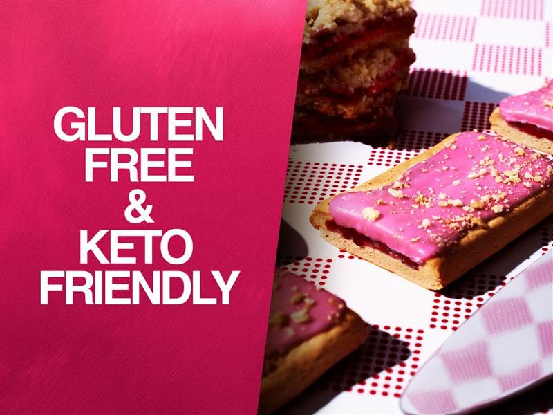 Legendary Foods 22g Protein Cake - Low Carb Meal Replacement Bar - 1 Box of 8 Zero Sugar Bars
