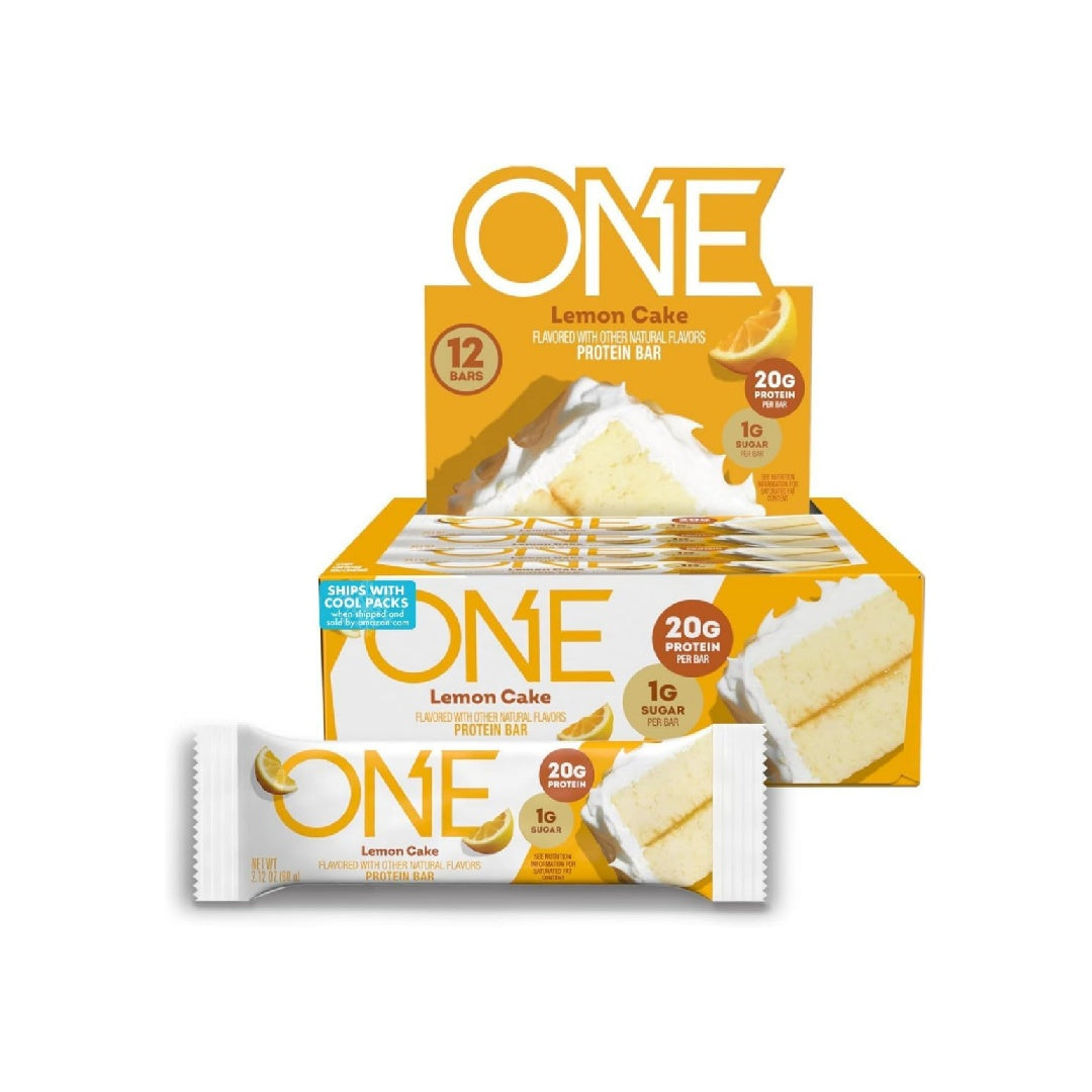 ONE Protein Bar, 20g Protein and 1g Sugar, 2.12 oz (12 Bars)