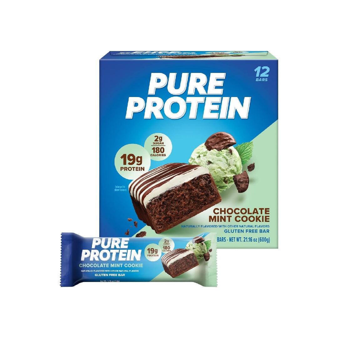 Pure Protein Bar, High Protein, Nutritious Snack, Energy, Low Sugar, 1.76 oz, 12 Count (1 Pack)