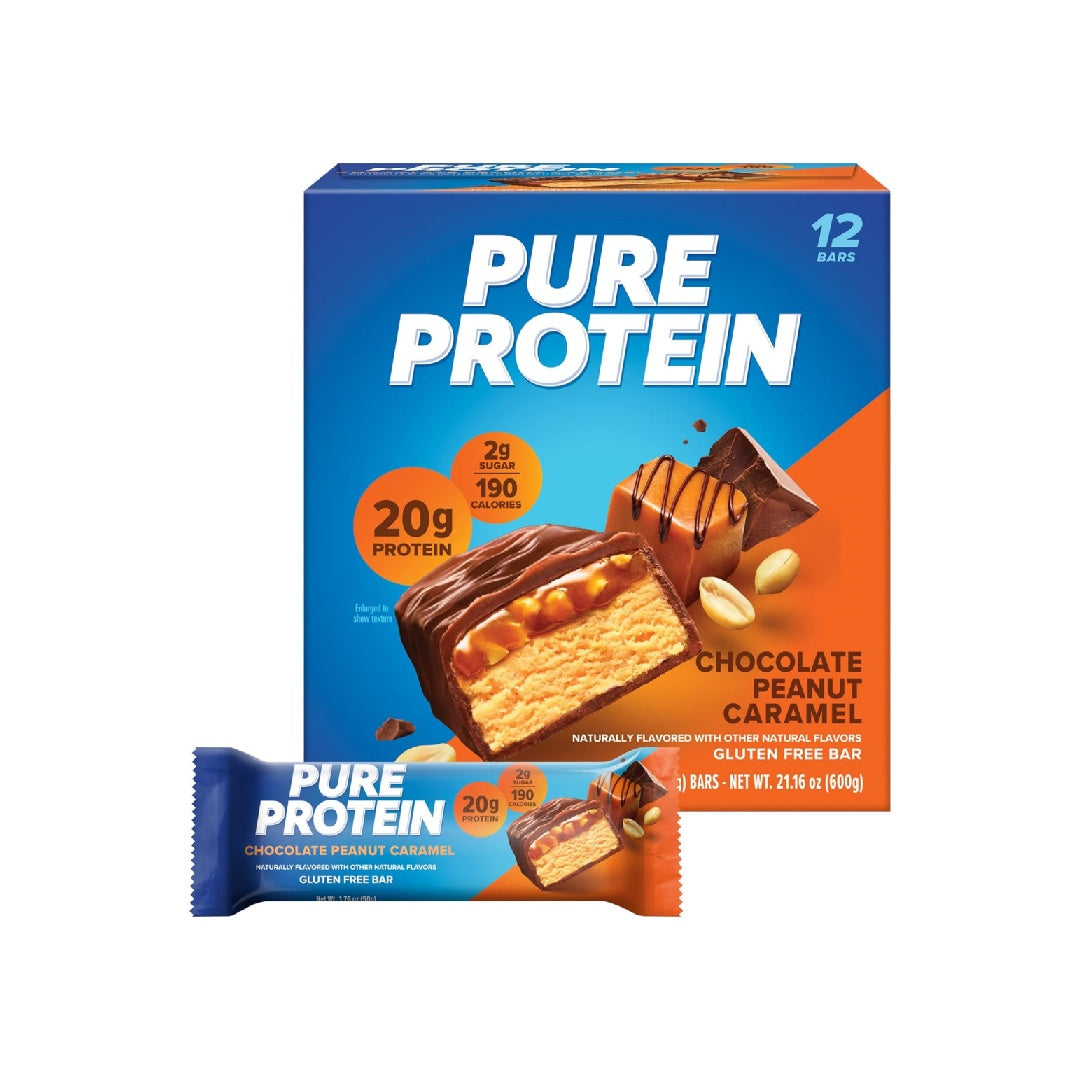 Pure Protein Bar, High Protein, Nutritious Snack, Energy, Low Sugar, 1.76 oz, 12 Count (1 Pack)