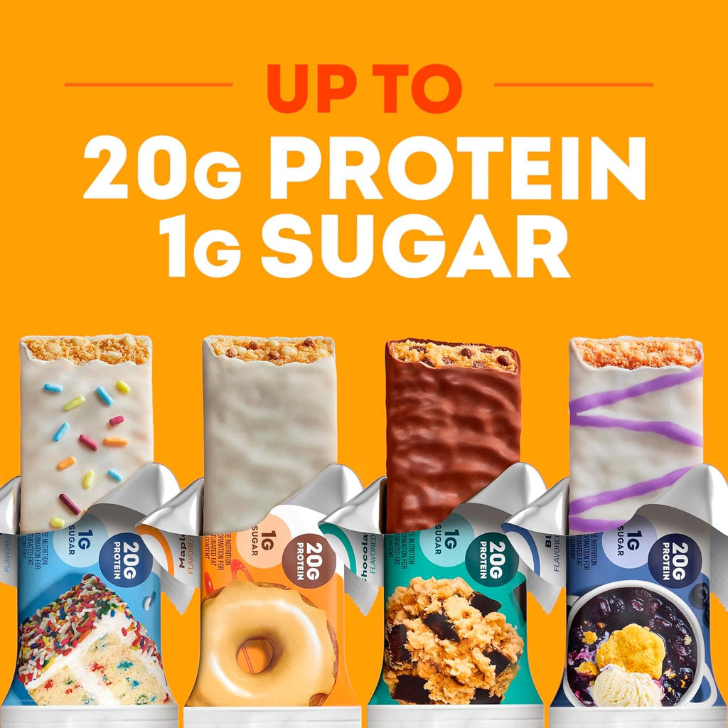 ONE Protein Bar, 20g Protein and 1g Sugar, 2.12 oz (12 Bars)