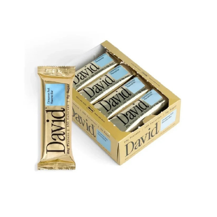 David's High Protein Bars Sugar Free - Low Carb - 28g Protein, 150 Calories - 12 Pack