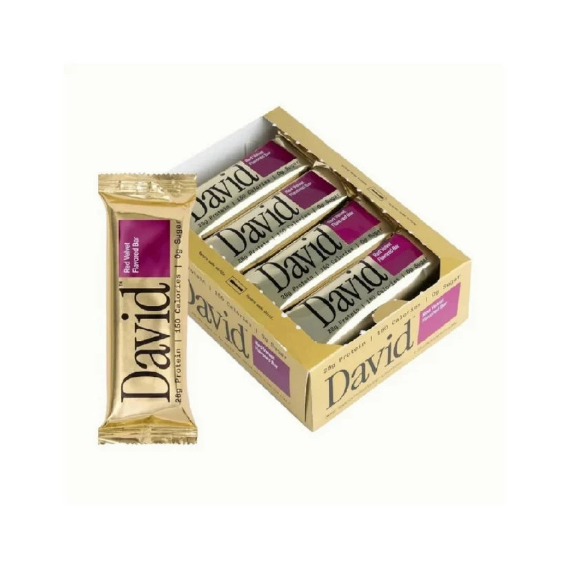 David's High Protein Bars Sugar Free - Low Carb - 28g Protein, 150 Calories - 12 Pack