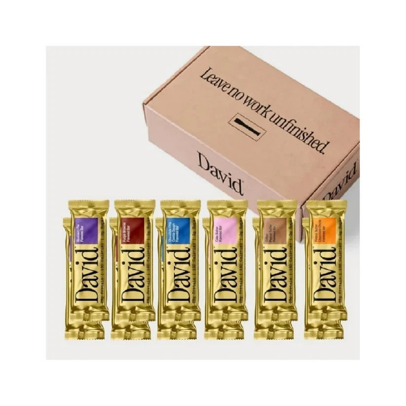 David's High Protein Bars Sugar Free - Low Carb - 28g Protein, 150 Calories - 12 Pack